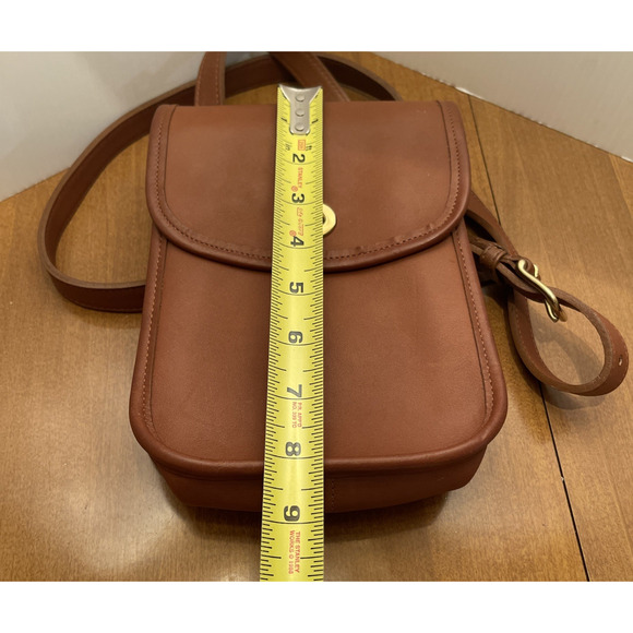 Coach Scooter Sidepack Crossbody Bag British Tan Classic Leather #9978 - Picture 11 of 12
